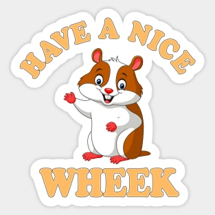 Guinea Pig Cavy Pet Furry Fluffy Wheek Sticker